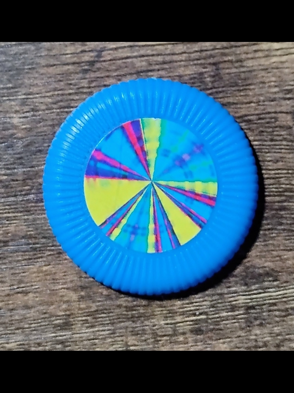Small Blue Flying Disk